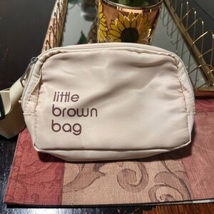 Bloomingdale's Cream Crossbody Bag